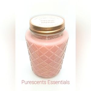 Mango Papaya 💕 Glass 18oz. Vegan Soy Candles